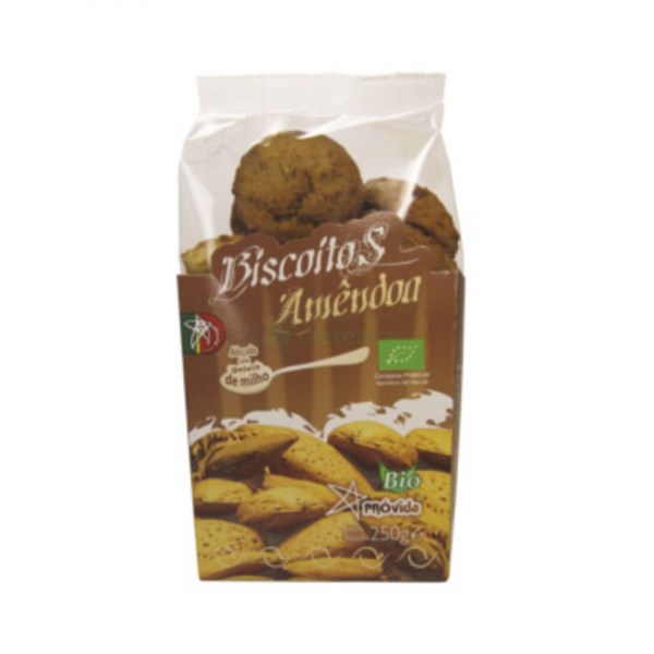 PROVIDA Biscoitos de Amêndoa Bio | Embalagem 220g