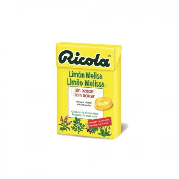 RICOLA Rebuçados s/açúcar Limão Melissa | Embalagem 50g