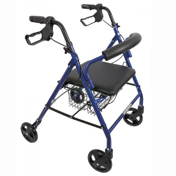 Andarilho Com Rodas Rollator Ws Aluminio | García