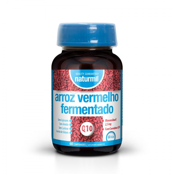 Arroz Vermelho Fermentado | Embalagem 60 comprimidos