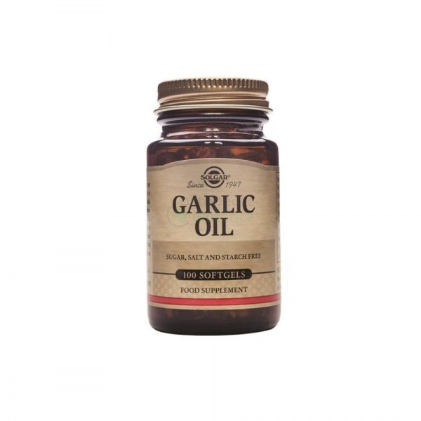 GARLIC OIL |  Embalagem 100cap Solgar