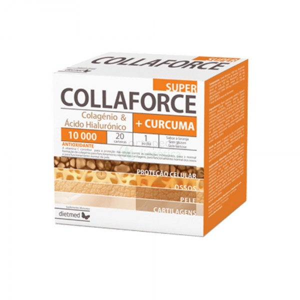 Collaforce Super+Curcuma 10 000 | Embalagem 20 carteiras