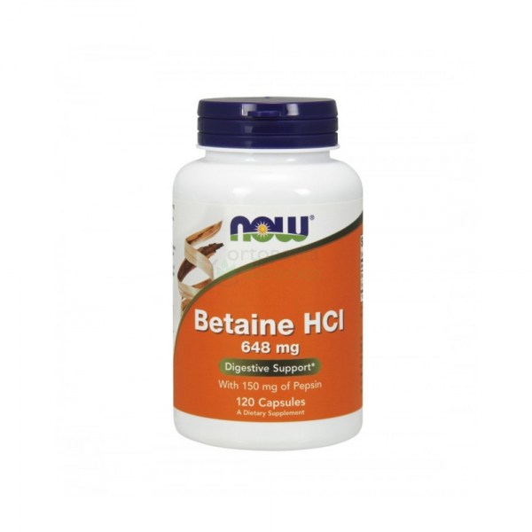 BETAIN HCL | Embalagem 120cap