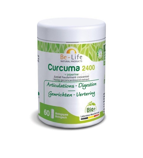 Be-Life Curcuma 2400 Bio | Embalagem 60 cápsulas