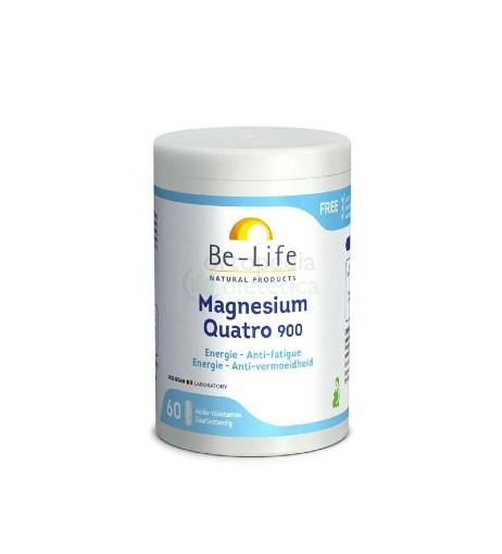 Be-Life Magnesium Quatro 900 | Embalagem 60 cápsulas