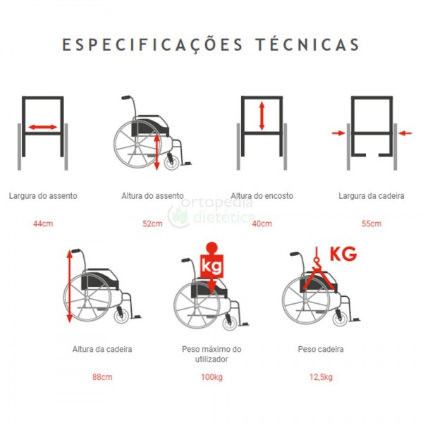 Cadeira de Interior Sanitária Commode | Orthos XXI