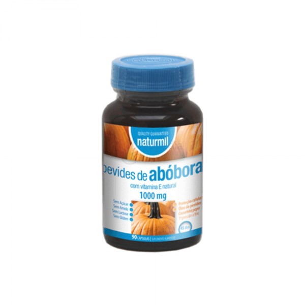 Abóbora (pevides de abóbora) 1000mg | Embalagem 90 cápsulas