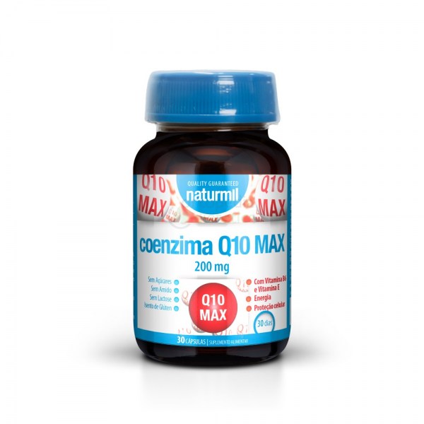 Coenzima Q10 MAX 200mg | Embalagem 30 cápsulas