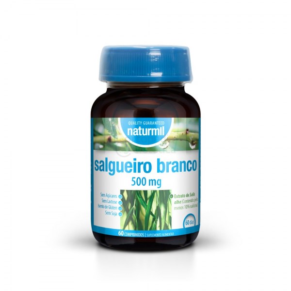 Salgueiro Branco 500mg | Embalagem 60 Comprimidos