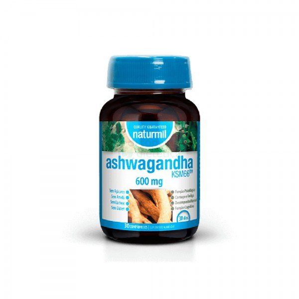 Ashwagandha KSM66 600MG | Embalagem 30 comprimidos