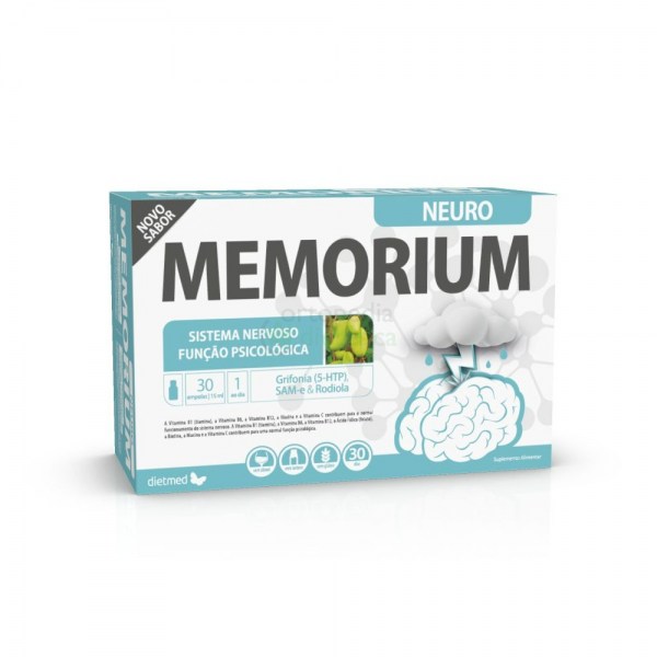 Memorium Neuro | Embalagem 30 ampolas bebíveis de 15 ml