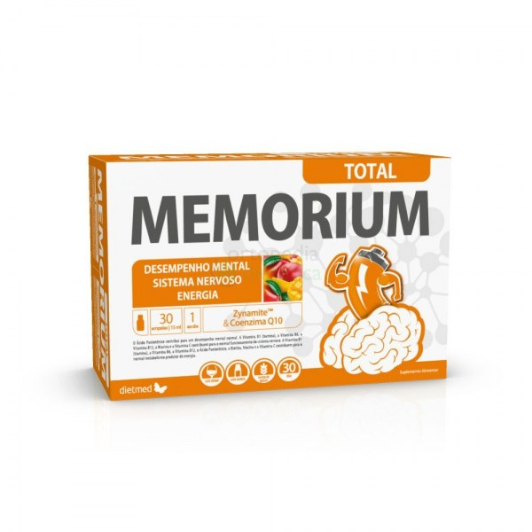 Memorium Total | Embalagem 30 ampolas de 15 ml