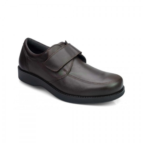 Sapatos c/ Tira Ajustável Diabetic Drift Castanho | Nursing Care