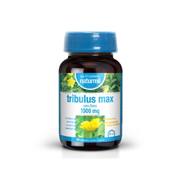 Tribulus Max 1000mg | Embalagem 60 cápsulas.