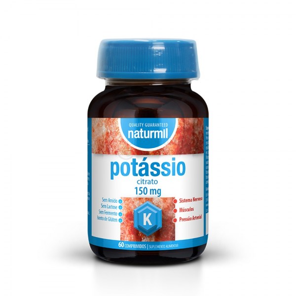 Potássio (Citrato) 150mg | Embalagem 60 comprimidos