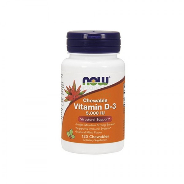 VITAMINA D3 5000UI | Embalagem 120 Caps