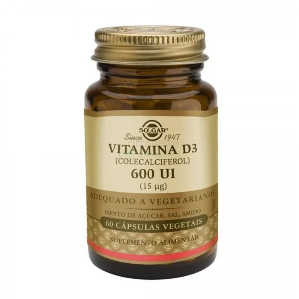 VITAMINA D3 600UI 15 µg | Embalagem 60Vcap